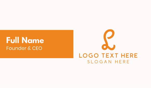 Friendly Letter A Font Business Card Design Image Preview