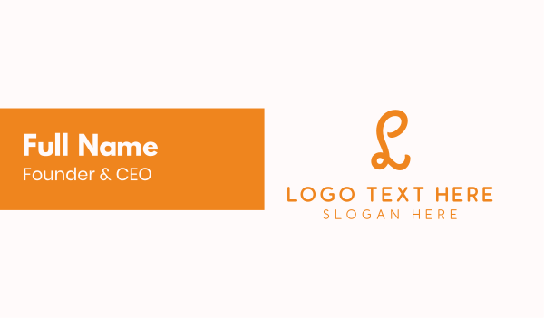Friendly Letter A Font Business Card Design Image Preview