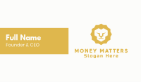 Lion Face Business Card Image Preview