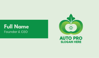 Shiny Green Fruit Business Card Image Preview