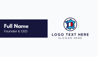 French Country Map Business Card Preview