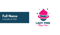 Pink Cupcake Planet Business Card Image Preview