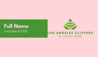 Green Leaf Spa Massage Business Card Image Preview