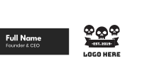 Skull Gang Business Card Image Preview