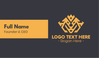 Abstract Wild Crown Business Card Image Preview