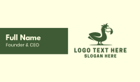 Green Dodo Bird Business Card Image Preview