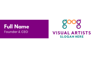 Colorful Goggles Business Card Image Preview