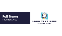 Popsicle Penguin Launch Business Card Preview