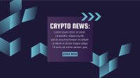 Cryptocurrency Breaking News Facebook Event Cover Design