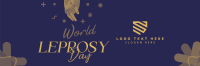 Celebrate Leprosy Day Twitter Header Design