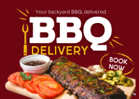 BBQ Delivery Postcard Preview