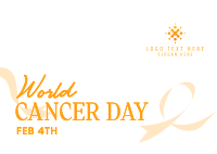 Cancer Day Support Postcard Image Preview