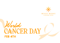 Cancer Day Support Postcard Image Preview