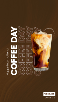 Ice Coffee Day Facebook Story Image Preview