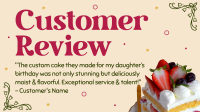 Birthday Cake Review Animation Image Preview