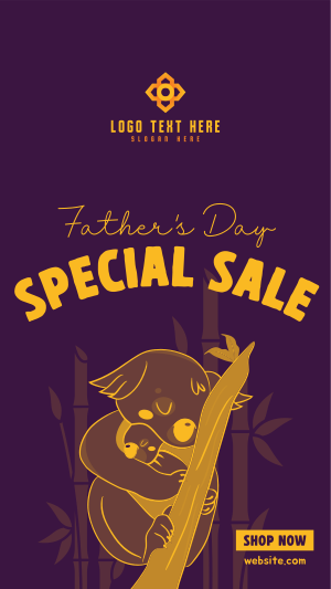 Father's Day Koala Sale Instagram story Image Preview