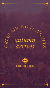 Autumn Arrives Quote Video Image Preview