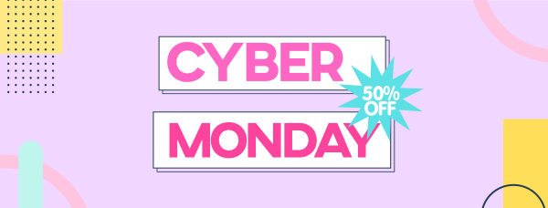 Quirky Monday Facebook Cover Design Image Preview