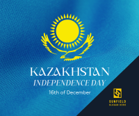 Kazakhstan Independence Day Facebook Post Design