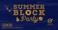 Floating Summer Party Facebook ad Image Preview