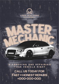 Nostalgia Car Mechanic Flyer Preview