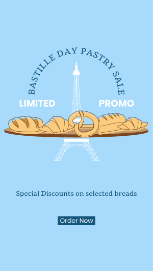 Bastille Day Breads Instagram story Image Preview
