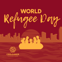 World Refuge Day Instagram post Image Preview