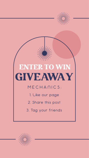 Giveaway Entry Facebook story Image Preview