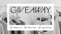Fashion Style Giveaway Facebook Event Cover Design