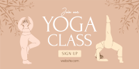 Zen Yoga Class Twitter post Image Preview