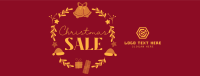 Christmas Wreath Sale Facebook cover Image Preview
