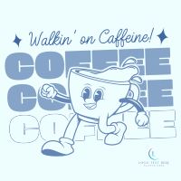 Coffee Shop Mascot T-shirt Image Preview