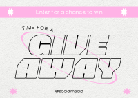 Giveaway Time Postcard Image Preview