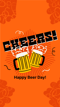 Cheery Beer Day Instagram Story Design