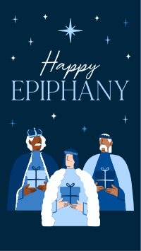 Happy Epiphany Day TikTok Video Design