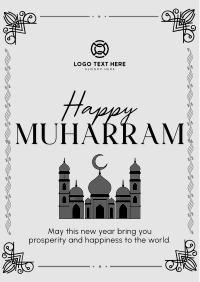 Decorative Islamic New Year Flyer Image Preview