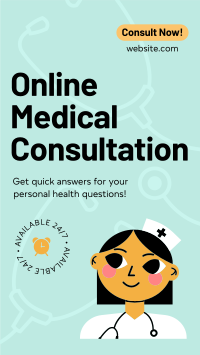 Online Medical Consultation TikTok video Image Preview