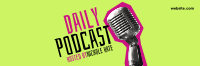 Daily Podcast Twitter header (cover) Image Preview