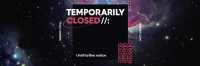 Temporarily Closed Twitter Header Image Preview