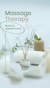 Massage Therapy Facebook Story Design