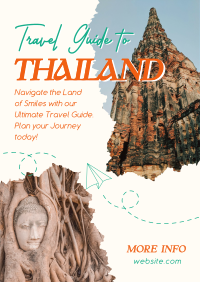 Thailand Travel Guide Flyer Design