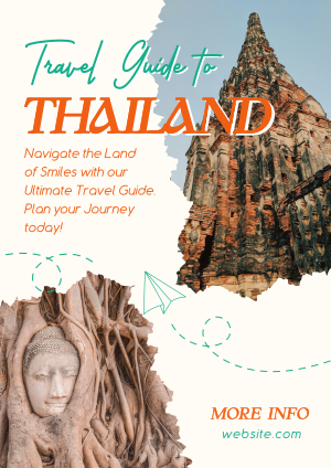 Thailand Travel Guide Flyer Image Preview