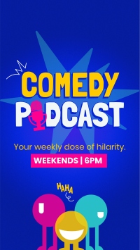 Playful Comedy Podcast TikTok Video Image Preview