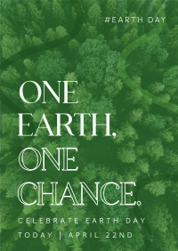 One Earth Poster Design