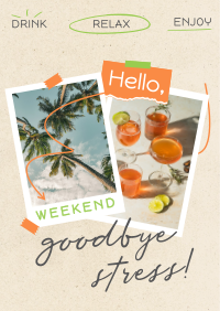 Weekend Quote Getaway Poster Preview