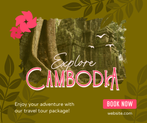 Cambodia Travel Tour Facebook post Image Preview