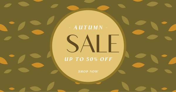 Autumn Flash Sale Facebook Ad Design Image Preview