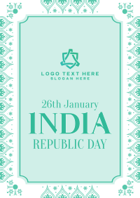 Indian Pattern Poster Design