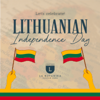 Modern Lithuanian Independence Day Instagram post Image Preview