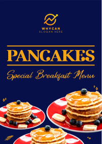 Pancakes For Breakfast Flyer Design
